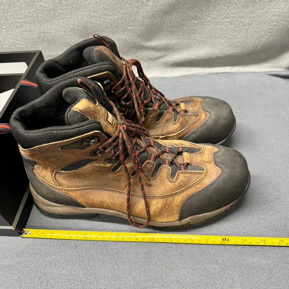 Craftsman Boots‎ Mens 13 D Safety Toe Hiker Brown Work Leather Utility